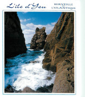 85 - Ile D'Yeu - Le Courseau Du Risque De Vie - Curiosité Géologique - Effet De Vagues - Carte Neuve - CPM - Voir Scans  - Ile D'Yeu