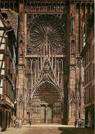 67 - Strasbourg - La Cathédrale - Façade Occidentale - Art Religieux - CPM - Voir Scans Recto-Verso - Straatsburg