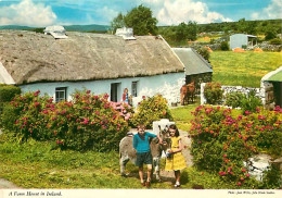 Irlande - A Farm House In Ireland - Anes - Fleurs - Carte Neuve - Ireland - CPM - Voir Scans Recto-Verso - Autres