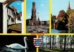 Belgique - Bruges - Brugge - Multivues - Blasons - Automobiles - Carte Neuve - CPM - Voir Scans Recto-Verso - Brugge