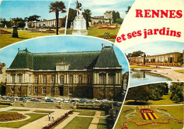 35 - Rennes - Les Jardins De Rennes - Multivues - CPM - Voir Scans Recto-Verso - Rennes