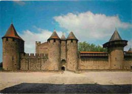 11 - Carcassonne - La Cité Médiévale - Le Front Est Du Château Vu De L'intérieur De La Cité - CPM - Voir Scans Recto-Ver - Carcassonne