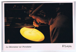 DORDOGNE-SAINT-ASTIER-LE DECORATEUR SUR PORCELAINE-Editions Combes-Photo Alain Bordes-N° 88 PH 010 - Ambachten