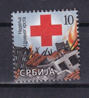 SERBIA 2024,RED CROSS,ADITIONAL,SURCHARGE,TAX,FDC - Serbia