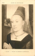 Barbara De Vlanderberch Portrait Painting By Hans Memling - Peintures & Tableaux