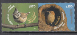 2022 Argentina Birds JOINT ISSUE Poland Complete Pair MNH - Nuevos