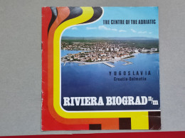 BIOGRAD / DALMATIA - CROATIA (Ex Yugoslavia), Vintage Tourism Brochure, Prospect, Guide (pro4) - Tourism Brochures