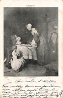 PEINTURES & TABLEAUX - Jean Siméon Chardin - La Bénédicité - Carte Postale Ancienne - Malerei & Gemälde