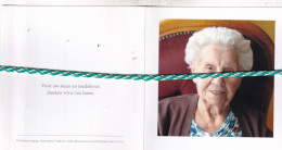 Maria Van Haecke-Martens, Oostkamp 1911, Beernem 2015. Honderdjarige. Foto - Obituary Notices