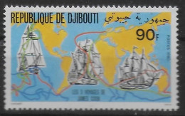 DJIBOUTI  N° 526 * *  Bateaux Explorateurs James Cook - Explorateurs