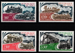 Mali 456-459 Postfrisch Lokomotiven Eisenbahn #NO834 - Mali (1959-...)