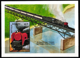 Antigua Und Barbuda Block 329 Postfrisch #NO838 - Eisenbahnen
