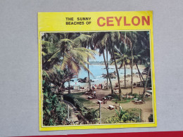 CEYLON  - SRI LANKA -  Vintage Tourism Brochure, Prospect, Guide (pro4) - Dépliants Touristiques