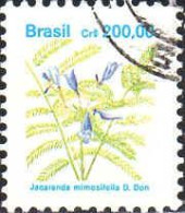 Brésil Poste Obl Yv:2023 Mi:2420 Jacaranda Mimosifolia (Beau Cachet Rond) - Usati