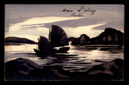 VIET-NAM - BAIE D'ALONG - CARTE PEINTE  - Viêt-Nam