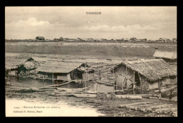 VIET-NAM - TONKIN - MAISONS FLOTTANTES SUR RADEAUX - EDITEUR R. MOREAU - Viêt-Nam