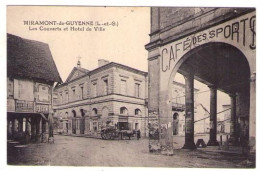 (47) 100, Miramont De Guyenne, Steve, Les Couverts Et Hotel De Ville, état !! - Other & Unclassified