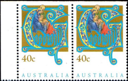 Australie Poste N** Yv:1336a Mi:1378Du Noël Goodwid (Paire) - Ungebraucht