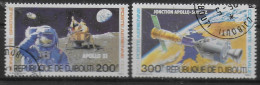 DJIBOUTI  PA 138/39   Oblitere  Espace Apollo - Afrique