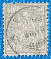 Zu 42 / Mi 34 / YT 47 Obl. AUBERSON 8.3.79 LUXE SBK 220 CHF Voir Description - Used Stamps