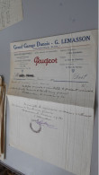 CHATEAUDUN GRAND GARAGE DUNOIS G LEMASSON PEUGEOT - 1900 – 1949