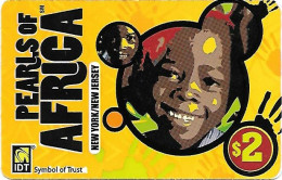 USA: Prepaid IDT - Pearls Of Africa - Autres & Non Classés