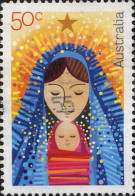 Australie Poste Obl Yv:3183 Mi:3314 Noël Vierge & L'Enfant (Obl.mécanique) - Noël