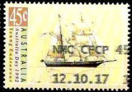 Australie Poste Obl Yv:1232 Mi:1288 Australian Day Young Endeavour (Belle Obl.mécanique) - Barche