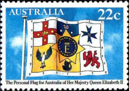 Australie Poste N** Yv: 734 Mi:748I Personal Flag Autralia Of Queen Elisabeth II - Timbres