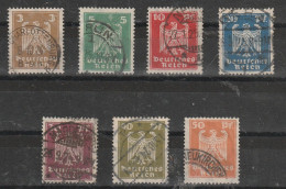 1924 - REICH   Mi No 355/361 - Oblitérés