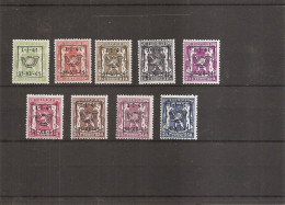 Belgique ( Préoblitérés 455/463 XXX -MNH ) - Typos 1929-37 (Heraldischer Löwe)