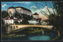 AK Tübingen, Schloss Und Alleenbrücke  - Tuebingen