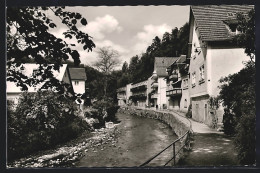 AK Bad Berneck I. Fichtelgeb., Uferstrasse An Der Ölschnitz  - Other & Unclassified