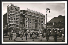 AK Frankfurt A. Main, Abend An Der Hauptwache, Cafe  - Frankfurt A. Main