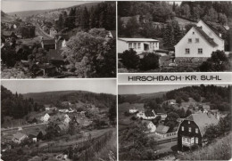 HIRSCHBACH - KR. SUHL - CARTOLINA FG SPEDITA NEGLI ANNI 80 - Suhl