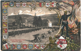 CPA Carte Postale France Markirch Kreis Feuerwehr Fest 1908  VM81132ok - Sainte-Marie-aux-Mines