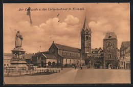 AK Eisenach, Carlsplatz Und Lutherdenkmal  - Eisenach