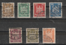 1924 - REICH   Mi No 355/361 - Gebraucht