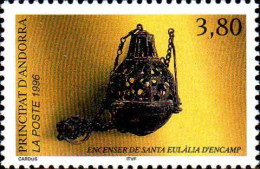 Andorre (F) Poste N** Yv:475 Mi:496 Encenser De Santa Eulalia D'Encamp - Ungebraucht