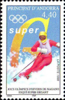 Andorre (F) Poste N** Yv:498 Mi:519 Jocs Olimpics D'Hiveern De Nagano - Unused Stamps