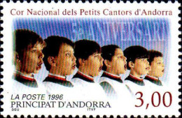 Andorre (F) Poste N** Yv:480 Mi:501 Cor Nacional Dels Petits Cantors D'Andorra - Ungebraucht