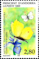 Andorre (F) Poste N** Yv:462 Mi:483 Papallona Llimonera Gonepteryx Rhamni - Unused Stamps