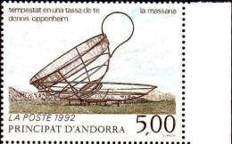 Andorre (F) Poste N** Yv:424 Mi:445 Dennis Oppenheim Bord De Feuille - Unused Stamps
