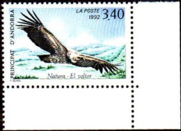 Andorre (F) Poste N** Yv:421 Mi:442 Natura El Voltor Coin D.feuille - Unused Stamps