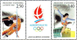 Andorre (F) Poste N** Yv:414A Mi:434Str Albertville 92 Jocs Olimpics D'hivern - Ongebruikt