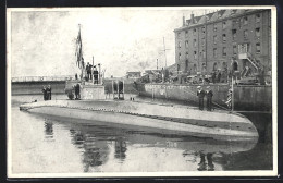AK German U-Boot UC 5 Stranding Off Harwich  - Guerra
