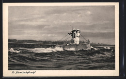 AK U-Boot Taucht Auf  - Krieg