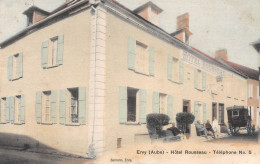 ERVY-le-Châtel (Aube) - Hôtel Rousseau - Tirage Couleurs - Voyagé 1906 (2 Scans) - Ervy-le-Chatel