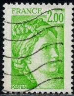 France Poste Obl Yv:1977 Mi:2089y Sabine De David (Lign.Ondulées) - Usados