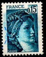 France Poste Obl Yv:1966 Mi:2084y Sabine (Lign.Ondulées) - Usados